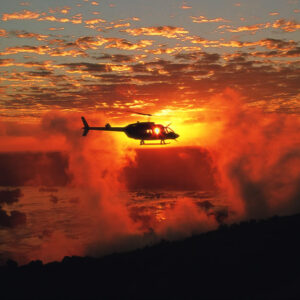 Helicopter Flight Over Victoria Falls